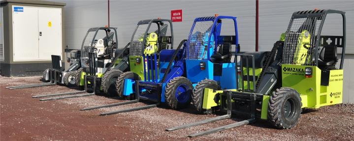 In 2013 the first telescopic mobile forklift production in Turkey